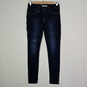 Levi's 711 dark wash 27x32 skinny jeans